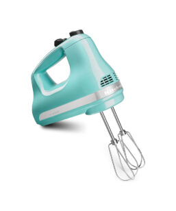 5 Ultra Power Speed Scarlett Hand Mixer Aqua Sky